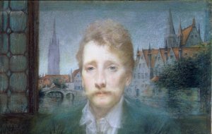 Porträtt av Georges Rodenbach