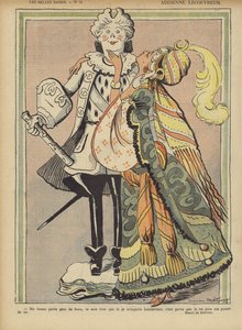 Adrienne Lecouvreur, Illustration för Le Rire
