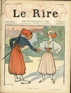 Omslag till "Le Rire" av Lucien Metivet
