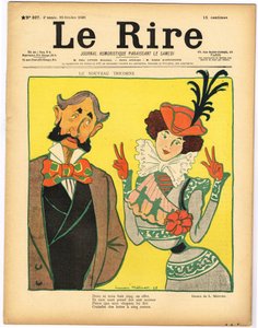 Omslag till "Le Rire", Satirical in Colors av Lucien Metivet