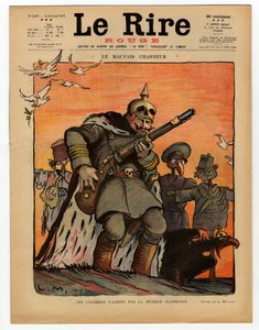 Omslag till "Le Rire rouge", Satirical in Colors av Lucien Metivet
