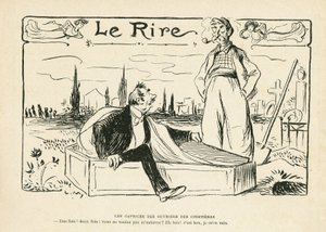 Illustration i Le Rire av Lucien Metivet