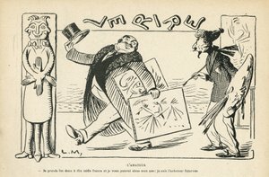 Illustration i Le Rire, 02/03/12 - Amatorn (gravyr) av Lucien Metivet