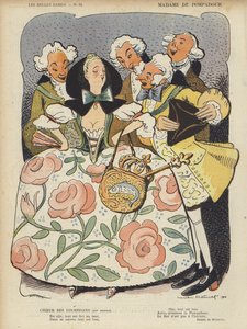 Madame De Pompadour, Illustration för Le Rire