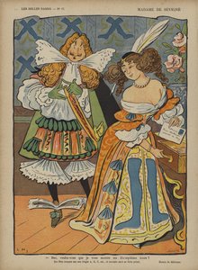 Madame De Sevigne, Illustration för Le Rire