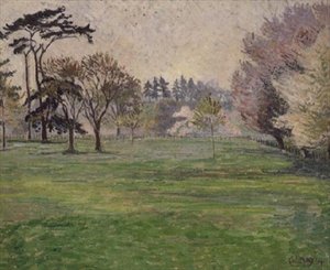 Blossom, sol och dimma: Chipperfield av Lucien Pissarro