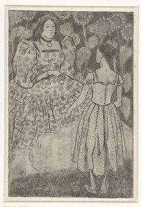 Fairy dyker upp för Askungen av Lucien Pissarro