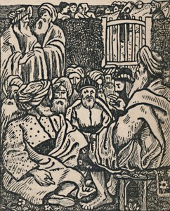 De äldres möte, 1919 av Lucien Pissarro