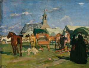 Mellanstation / Pardon de Notre-Dame de bon voyage (Pointe du Raz), c.1913 (olja på duk)