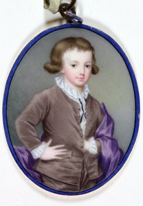 Lord Edward Charles Cavendish Bentinck (emalj) av Lucius Barber