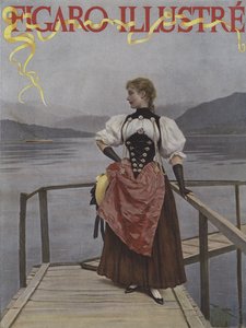 I Schweiz (I Schweiz). Omslag till Le Figaro Illustre, juli 1893