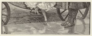 Illustration till The School for Scandal (chromolitho)