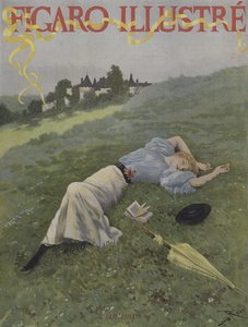 Vår (vår). Omslag till Le Figaro Illustre, maj 1896