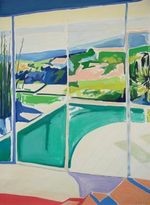 Courtyard, 2022 (olja på duk)