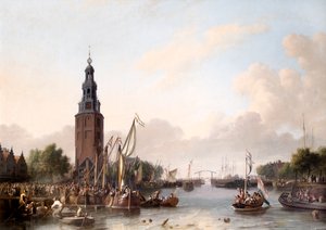 En man av rang går ombord på Amsterdam