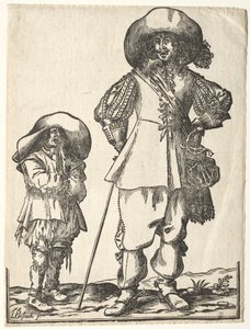 Stående kavaljer och tiggarpojke