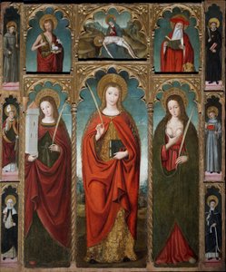 Polyptyk av Sankt Devota, ca 1517 (tempera på pannå)