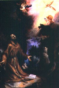 St Francis tar emot Stigmata