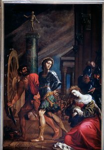 Martyrdöden av St George och St Katarina av Alexandria (Målning