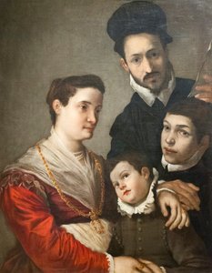 Familjen Tacconi av Ludovico Carracci