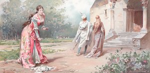 Illustration till Shakespeares Othello (kromolit)