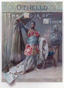 Illustration till Shakespeares Othello (kromolit) av Ludovico Marchetti