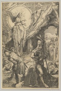 Uppståndelsen, från The Passion of Christ, ca. 1623.