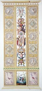 Panel från Raphael Loggia i Vatikanen, från 