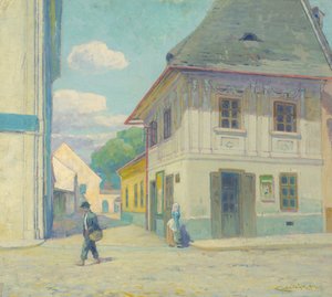 Hus på Butcher Street i Košice av Ludovit Cordak