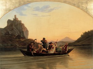 Korsning vid Schreckenstein, 1837