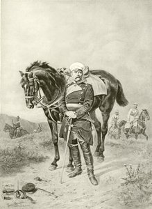 Bismarck inför Paris (gravyr) av Ludwig Braun