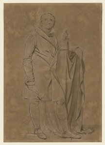 Skulptören Gottfried Schadow av Ludwig Buchhorn