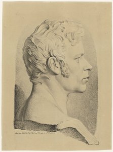 Porträttbyst av Karl Friedrich Schinkel av Ludwig Buchhorn