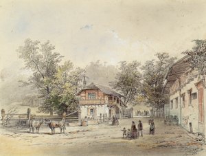 Mejeriet i Vorderbrühl nära Wien av Ludwig Czerny