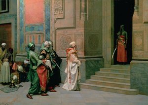 Utanför palatset av Ludwig Deutsch