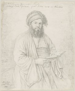 Karmelitfadern Wolfgang Bock i orientalisk kostym