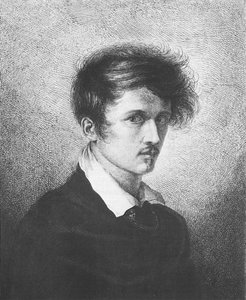 Självporträtt, 1813 av Ludwig Emil Grimm
