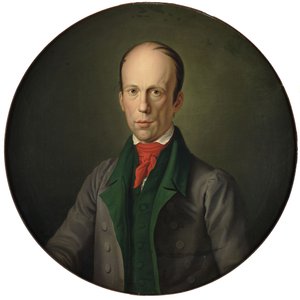 Porträtt av ärkehertig Johannes av Österrike 1782-1859, 1827.