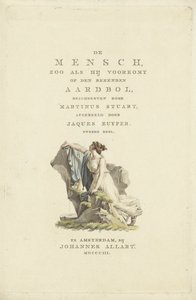 Kvinna vid en sten Titelsida för: M. Stuart, Man as he Appears on the Known Globe, 1803 av Ludwig Gottlieb Portman
