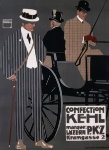 CONFECTION KEHL / varumärke: PKZ LUZERN 2 KRAMGASSE av Ludwig Hohlwein