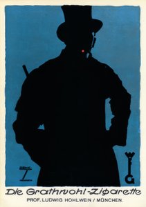 Grahtnohl cigaretter av Ludwig Hohlwein