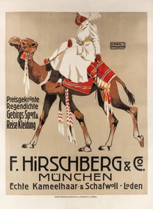 Hirschberg & Co. Sport- och resekläder, 1907. av Ludwig Hohlwein