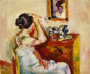 Morgontvätt; Morgenvask, 1921 av Ludvik Peter Karsten