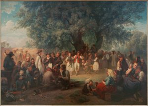 Bydans under linden