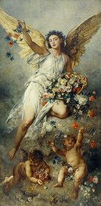 Flora med Putti-Fred,