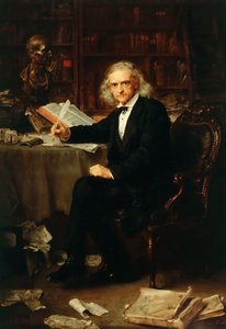 Porträtt av Theodor Mommsen 1817-1903, 1881.