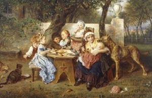 Födelsedagsfesten, av Ludwig Knaus