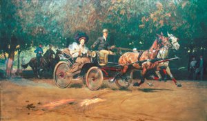 Fru Sacher i par