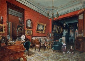 Ett vardagsrum, 1840-tal