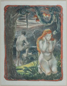 Adam och Eva av Ludwig von Hofmann